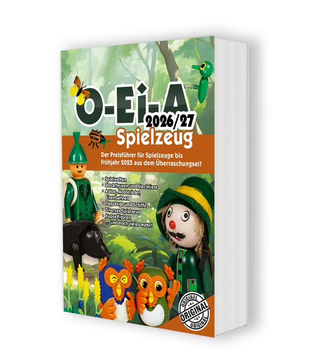 Produktbild: O-Ei-A Spielzeug 2026/27 - Der Preisf&uuml;hrer f&uuml;r Spielzeug aus dem &Uuml;berraschungsei!