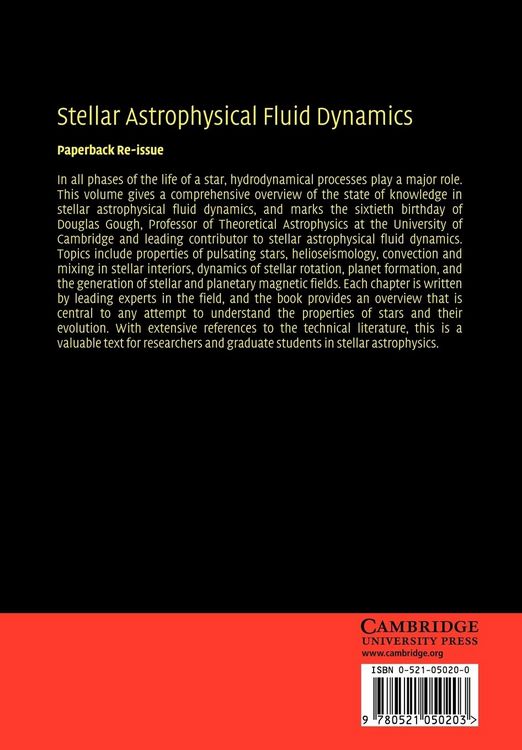 Produktbild: Stellar Astrophysical Fluid Dynamics