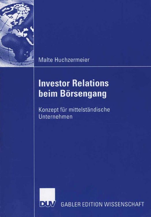 Produktbild: Investor Relations beim B&ouml;rsengang