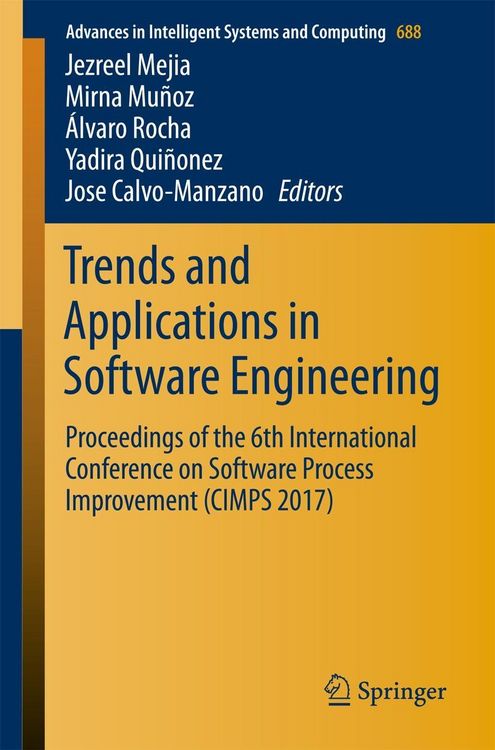 Produktbild: Trends and Applications in Software Engineering