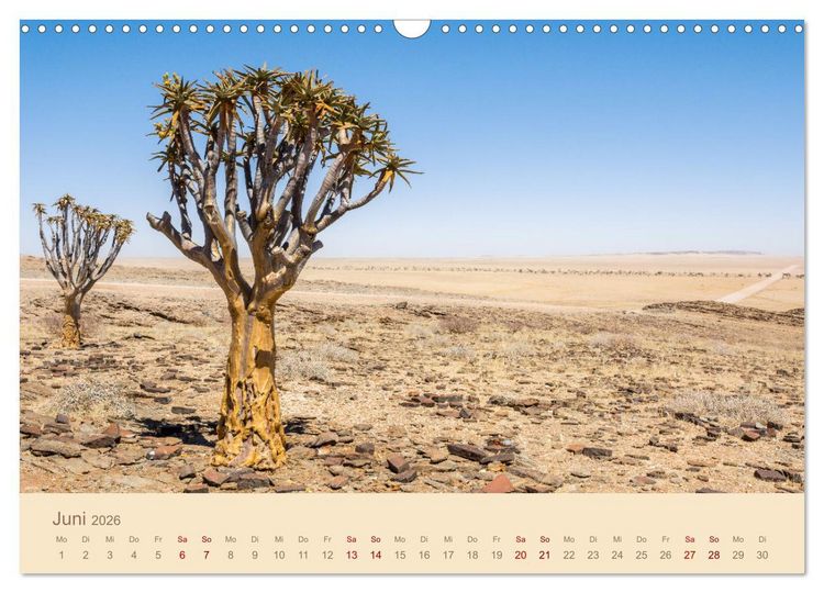 Produktbild: Einmalige Landschaften in Afrika (Wandkalender 2026 DIN A3 quer), CALVENDO Monatskalender