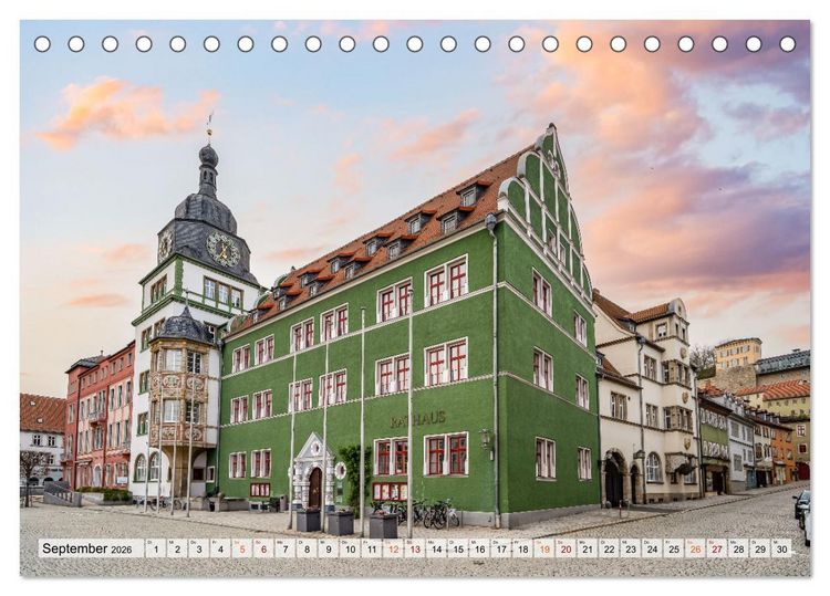 Produktbild: Rudolstadt Impressionen (Tischkalender 2026 DIN A5 quer), CALVENDO Monatskalender