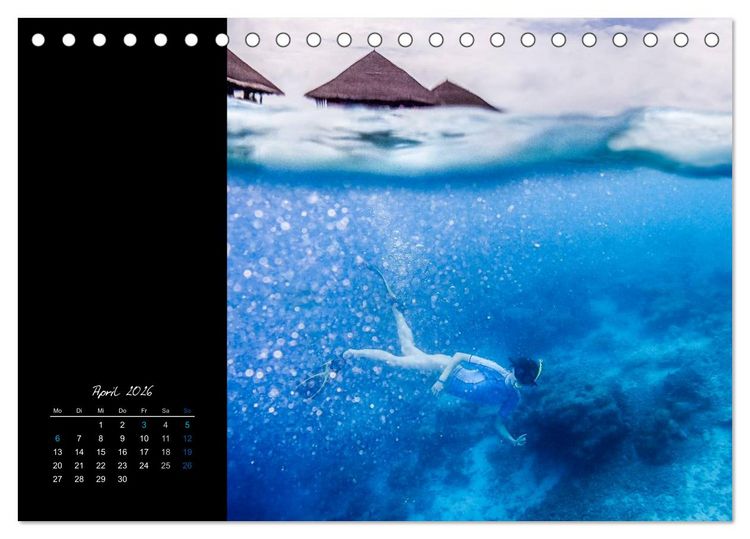 Produktbild: Malediven - dem Himmel so nah (Tischkalender 2026 DIN A5 quer), CALVENDO Monatskalender