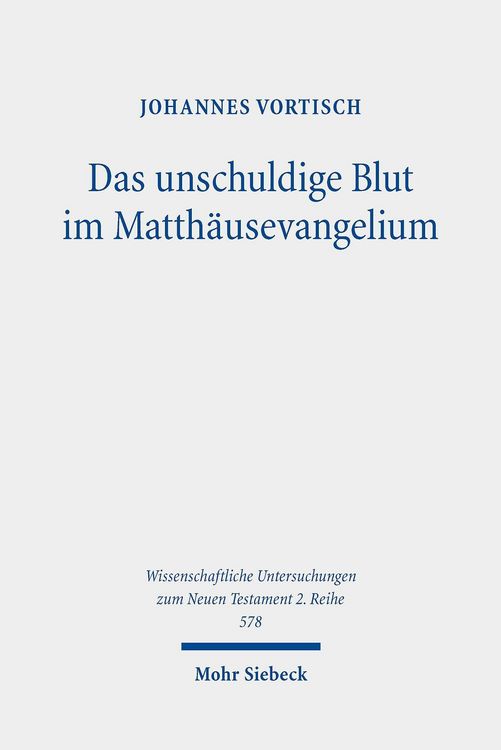 Produktbild: Das unschuldige Blut im Matth&auml;usevangelium