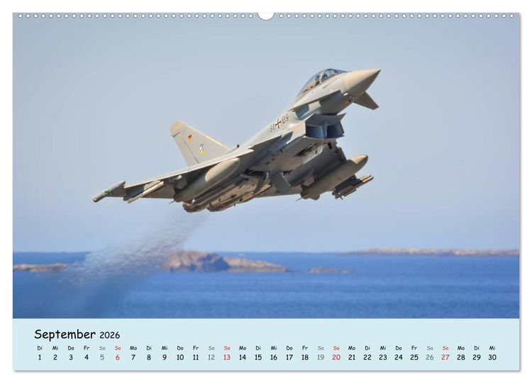 Produktbild: Luft&uuml;berlegenheit - Kampfjets in Aktion (Wandkalender 2026 DIN A2 quer), CALVENDO Monatskalender