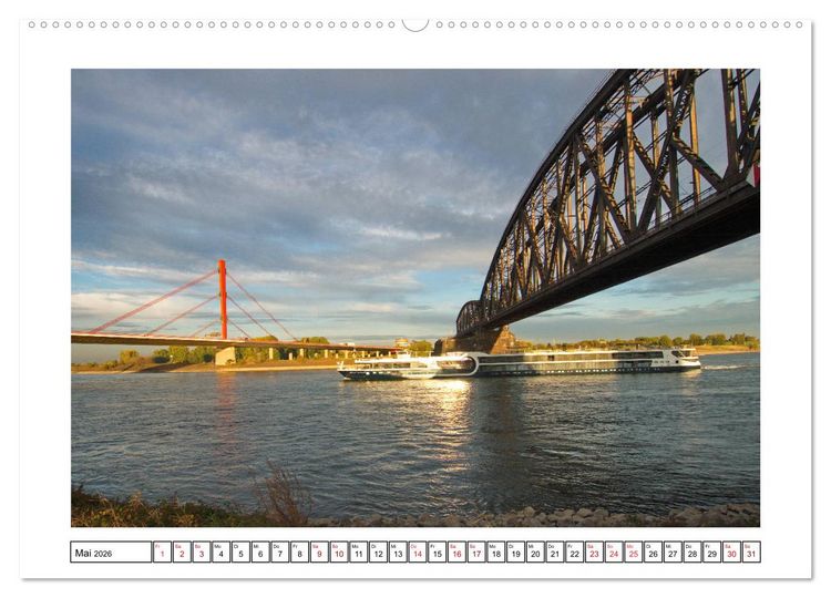 Produktbild: DUISBURG Facetten einer Stadt (hochwertiger Premium Wandkalender 2026 DIN A2 quer), Kunstdruck in Hochglanz