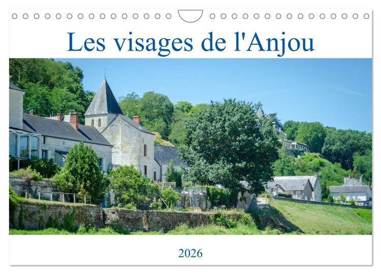 Produktbild: Les visages de l'Anjou (Calendrier mural 2026 DIN A4 vertical), CALVENDO calendrier mensuel