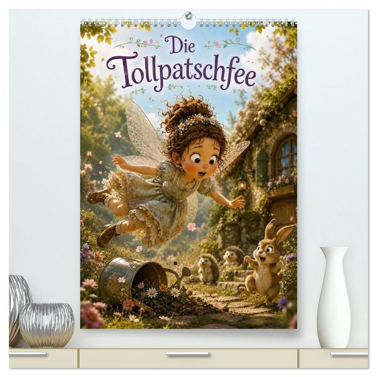 Produktbild: Die Tollpatschfee (hochwertiger Premium Wandkalender 2027 DIN A2 hoch), Kunstdruck in Hochglanz