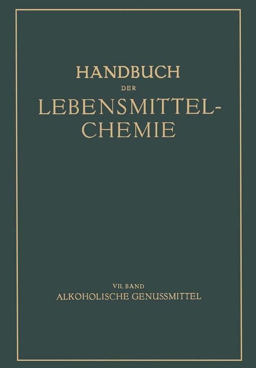 Produktbild: Alkoholische Genussmittel