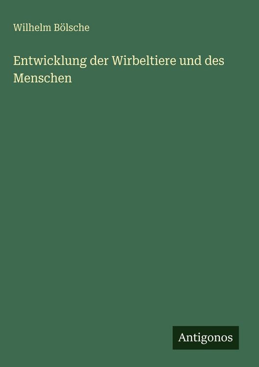 Produktbild: Entwicklung der Wirbeltiere und des Menschen