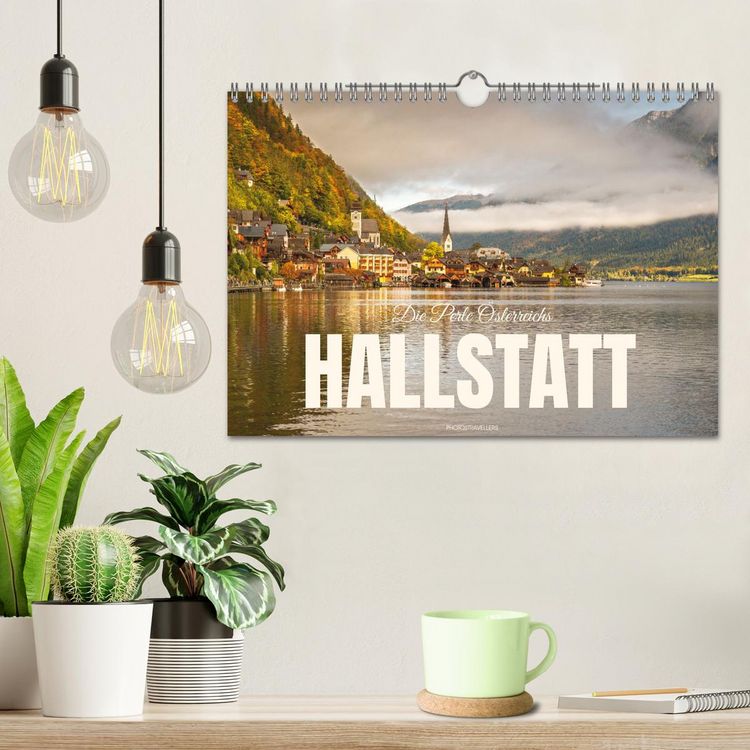 Produktbild: Hallstatt - Die Perle &Ouml;sterreichs (Wandkalender 2026 DIN A4 quer), CALVENDO Monatskalender