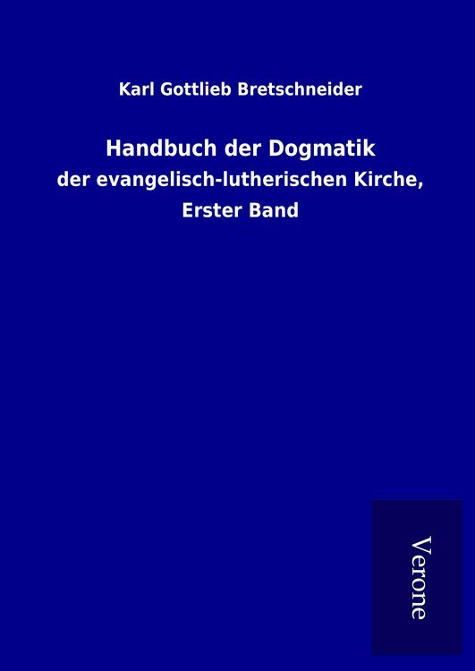 Produktbild: Handbuch der Dogmatik
