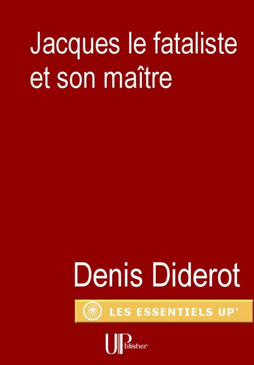 Produktbild: Jacques le Fataliste et son maitre