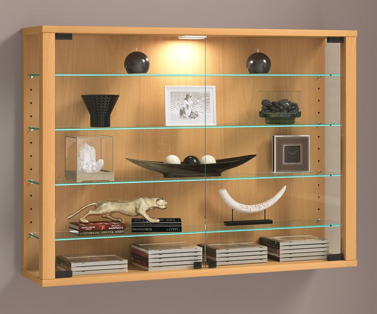 Produktbild: Wandvitrine H&auml;ngevitrine Glasvitrine Vitrosa L