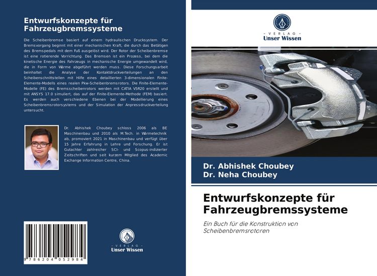 Produktbild: Entwurfskonzepte f&uuml;r Fahrzeugbremssysteme