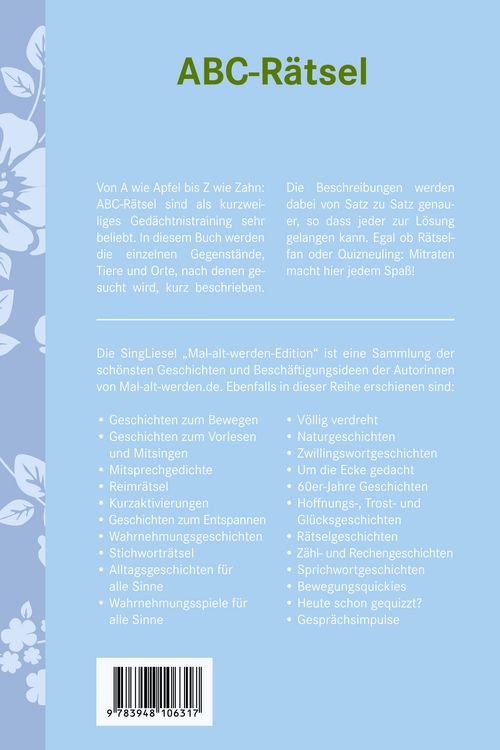 Produktbild: ABC-R&auml;tsel f&uuml;r Senioren