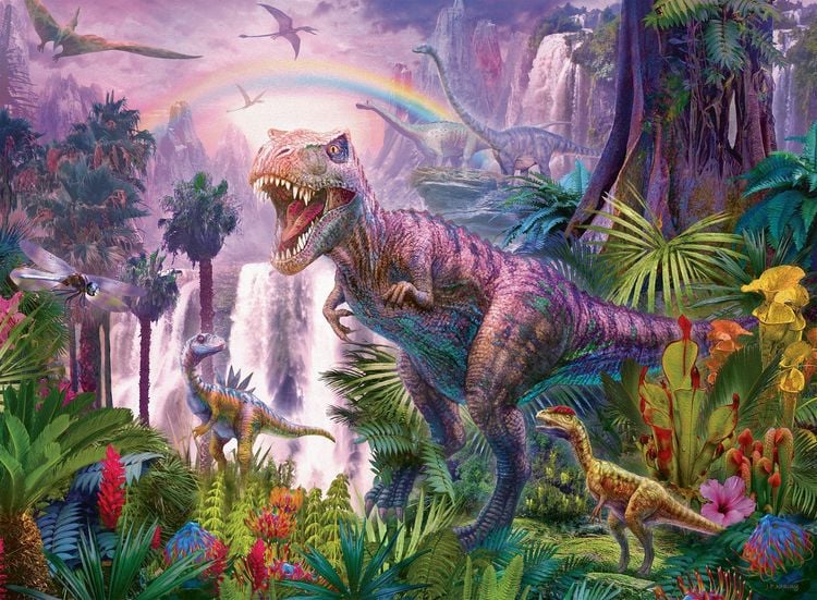 Produktbild: Puzzle Ravensburger Dinosaurierland 200 Teile XXL