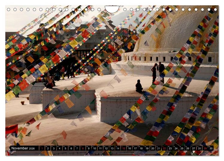 Produktbild: Nepal - Kathmandutal (Wandkalender 2026 DIN A4 quer), CALVENDO Monatskalender