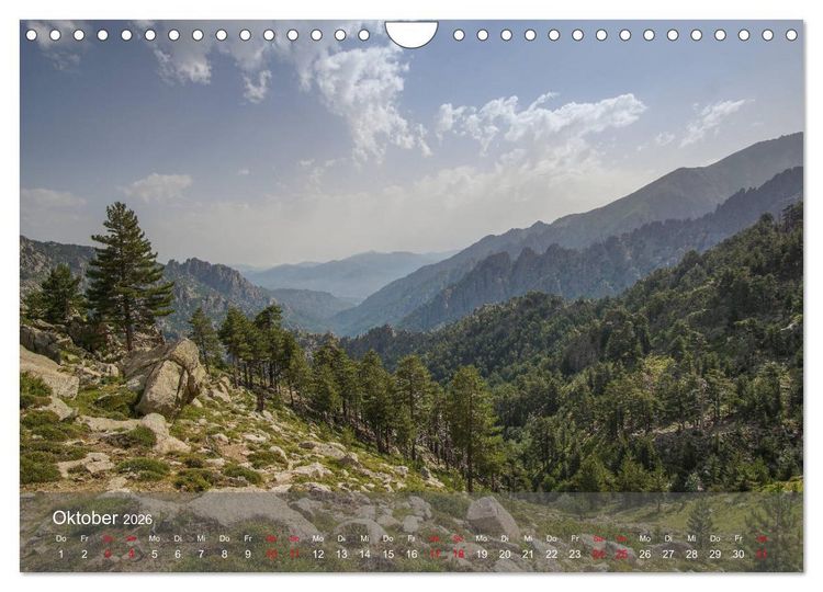 Produktbild: Korsika - Faszinierende Landschaften (Wandkalender 2026 DIN A4 quer), CALVENDO Monatskalender