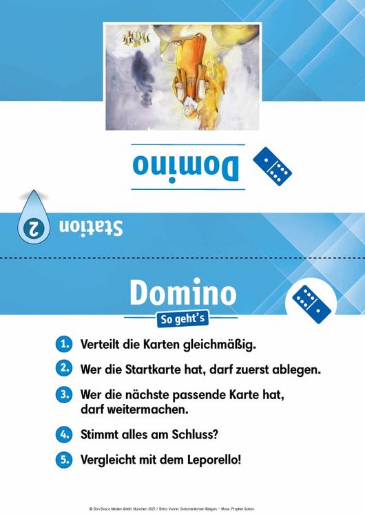 Produktbild: Arbeitsmaterial Grundschule. Stationenlernen Religion: Mose, Prophet Gottes