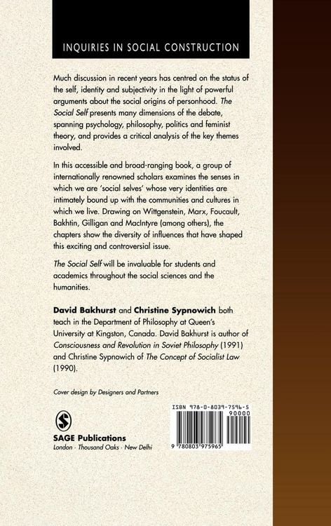 Produktbild: The Social Self