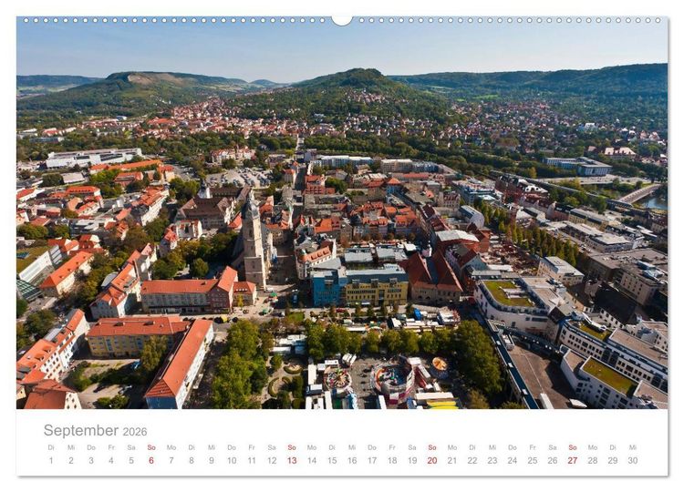 Produktbild: TH&Uuml;RINGEN 2026 (Wandkalender 2026 DIN A2 quer), CALVENDO Monatskalender