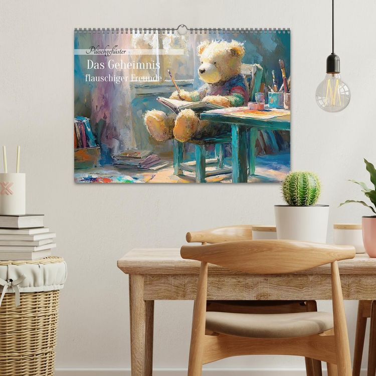 Produktbild: Das geheime Leben flauschiger Freunde (Wandkalender 2026 DIN A3 quer), CALVENDO Monatskalender