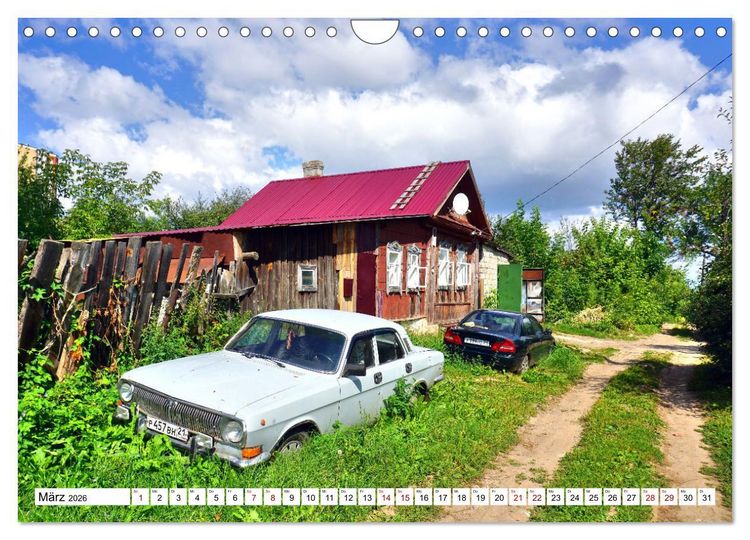 Produktbild: WOLGA - Auto-Legende der UdSSR (Wandkalender 2026 DIN A4 quer), CALVENDO Monatskalender