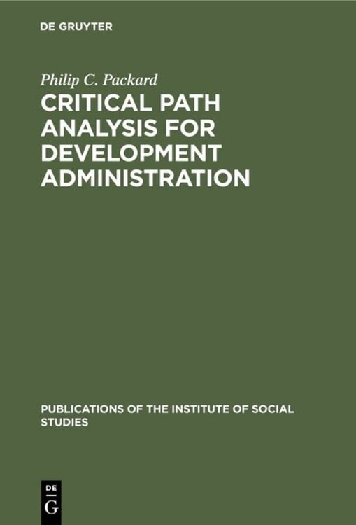 Produktbild: Critical path analysis for development administration
