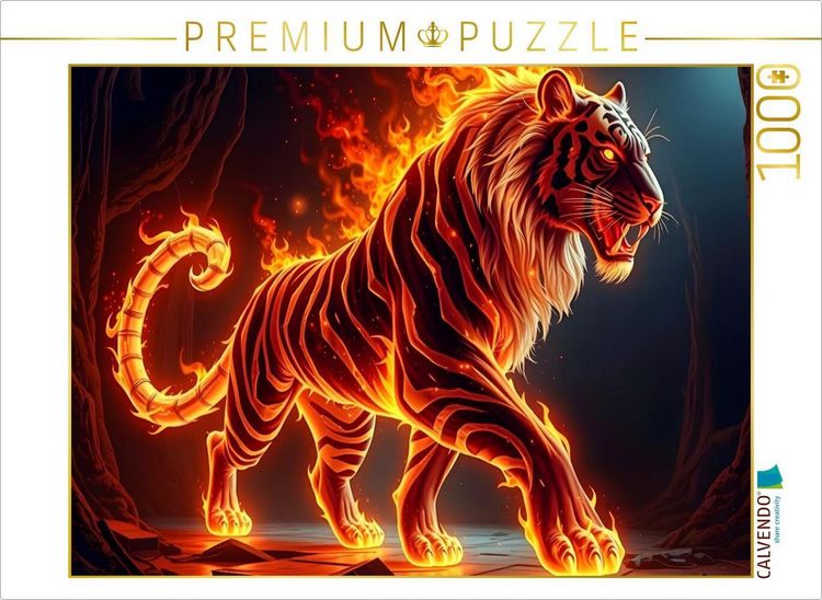 Produktbild: CALVENDO Puzzle Feuer | 1000 Teile Lege-Gr&ouml;&szlig;e 64x48cm Foto-Puzzle f&uuml;r gl&uuml;ckliche Stunden