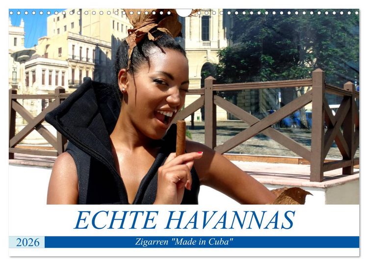 Produktbild: Echte Havannas - Zigarren "Made in Cuba" (Wandkalender 2026 DIN A3 quer), CALVENDO Monatskalender