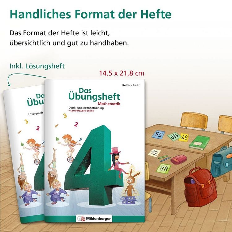 Produktbild: Das &Uuml;bungsheft 4. Mathe. Neubearbeitung