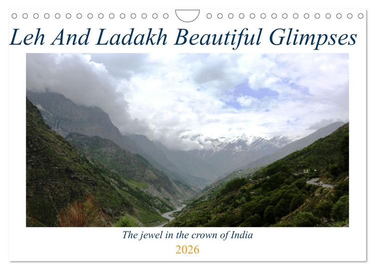 Produktbild: Leh And Ladakh Beautiful Glimpses (Wall Calendar 2026 DIN A4 landscape), CALVENDO 12 Month Wall Calendar