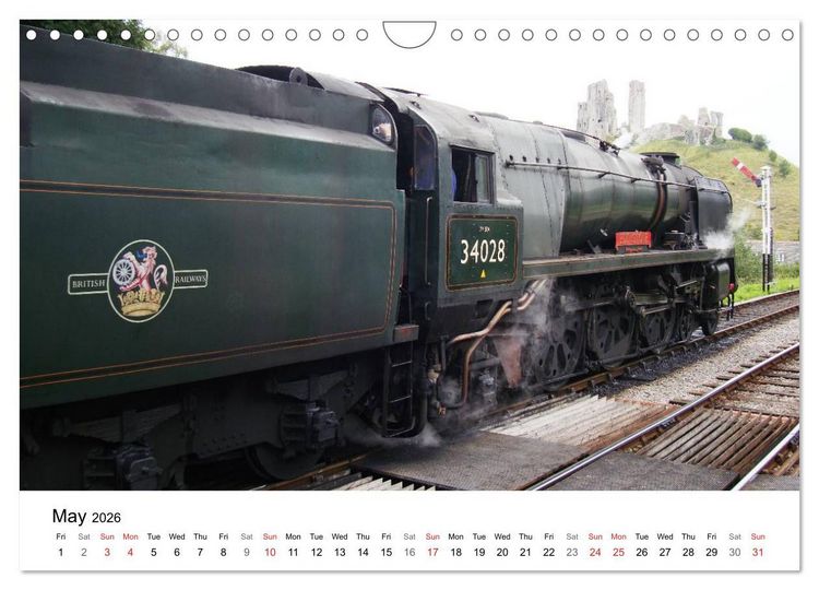 Produktbild: Englands Nostalgic Trains (Wall Calendar 2026 DIN A4 landscape), CALVENDO 12 Month Wall Calendar