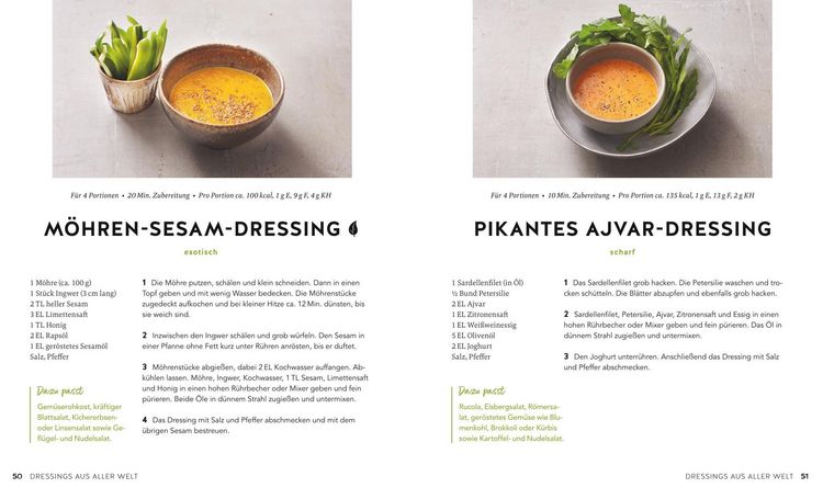 Produktbild: 1 Salat - 50 Dressings
