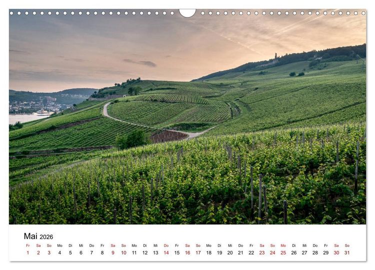 Produktbild: Rheingau 2026 (Wandkalender 2026 DIN A3 quer), CALVENDO Monatskalender