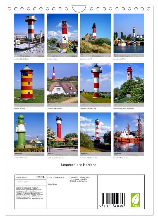 Produktbild: Leuchten des Nordens (Wandkalender 2026 DIN A4 hoch), CALVENDO Monatskalender