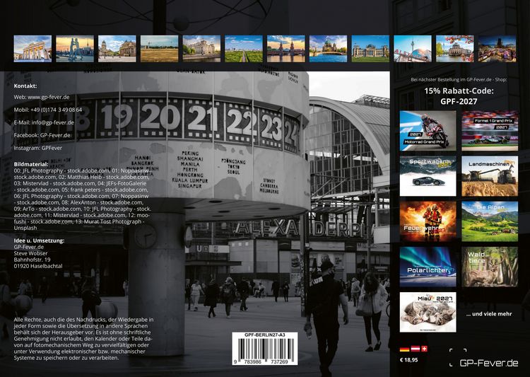 Produktbild: Berlin - Zwischen Spree und Skyline - 2027 - Kalender DIN A3