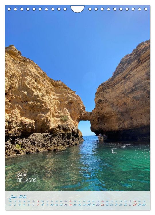 Produktbild: Algarve Traumhaft & farbenfroh (Wandkalender 2026 DIN A4 hoch), CALVENDO Monatskalender