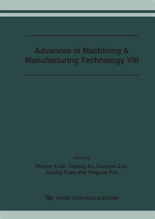 Produktbild: Advances in Machining & Manufacturing Technology VIII