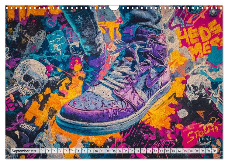 Produktbild: City Beats - Graffiti Dreams (Wandkalender 2027 DIN A3 quer), CALVENDO Monatskalender