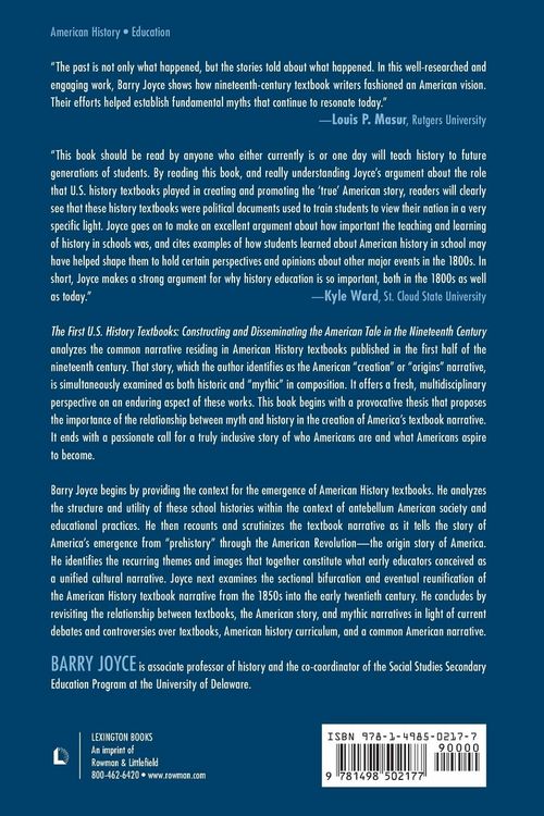 Produktbild: First U.S. History Textbooks