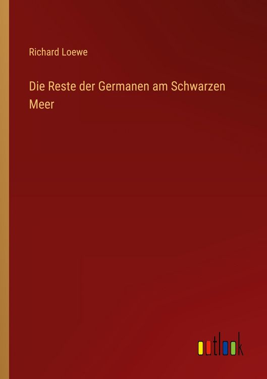 Produktbild: Die Reste der Germanen am Schwarzen Meer
