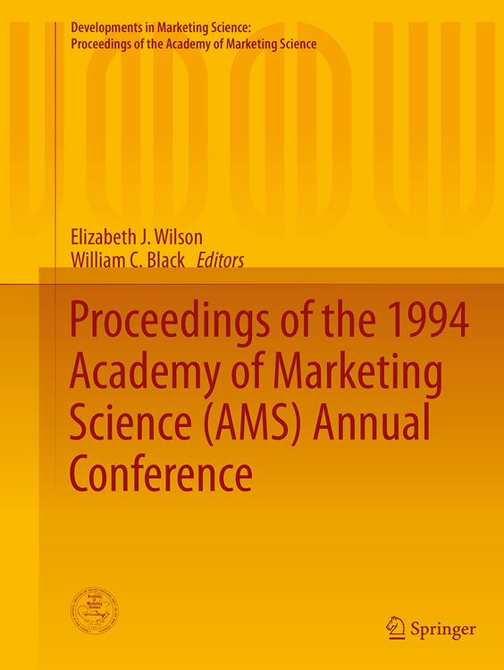 Produktbild: Proceedings of the 1994 Academy of Marketing Science (AMS) Annual Conference