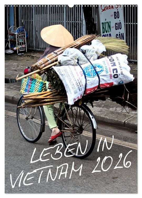 Produktbild: Leben in Vietnam 2026 (Wandkalender 2026 DIN A2 hoch), CALVENDO Monatskalender