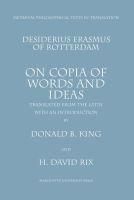 Produktbild: On Copia of Words and Ideas