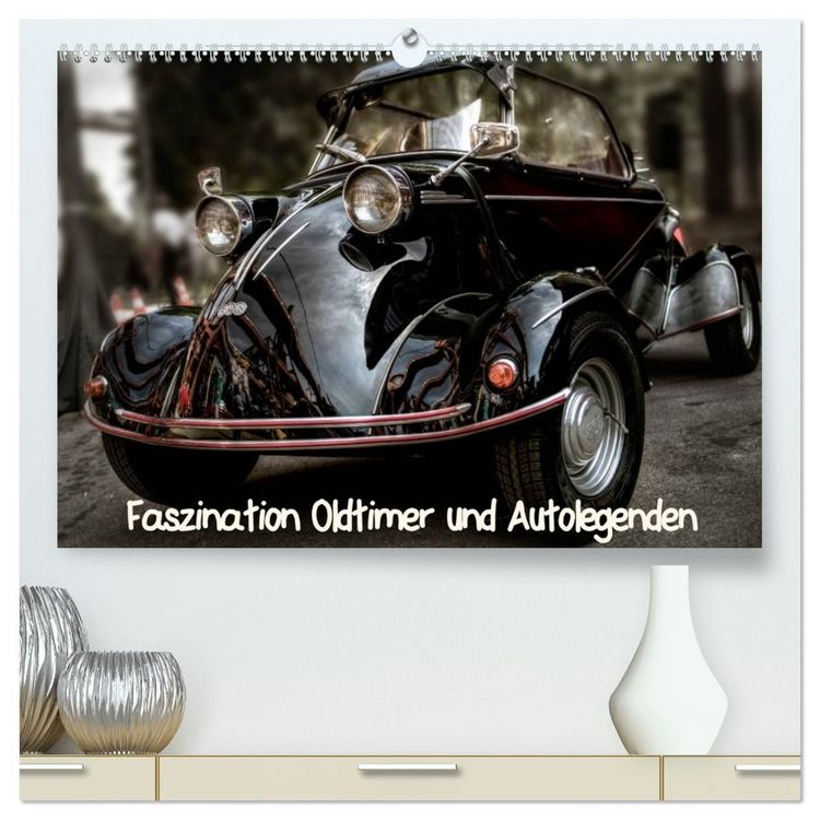Produktbild: Faszination Oldtimer und Autolegenden (hochwertiger Premium Wandkalender 2027 DIN A2 quer), Kunstdruck in Hochglanz
