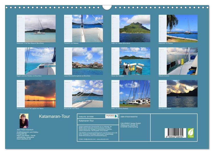 Produktbild: Katamaran-Tour (Wandkalender 2026 DIN A3 quer), CALVENDO Monatskalender