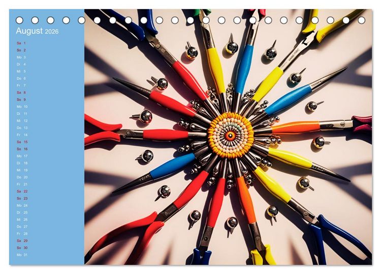Produktbild: Werkzeug-Magie (Tischkalender 2026 DIN A5 quer), CALVENDO Monatskalender