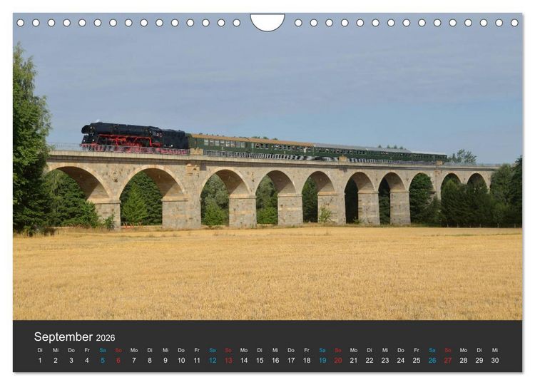 Produktbild: Oberlausitzer Eisenbahnen 2026 (Wandkalender 2026 DIN A4 quer), CALVENDO Monatskalender